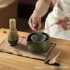 Tazón de Matcha de Cerámica Japonesa Transfronterizo, Utensilios para Preparar Té de la Dinastía Song, Juego de Batidores de Té de 100 Piezas, Caja de Regalo para Ceremonia de Té