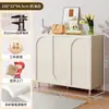 Gabinetes para Zapatos de Color Crema Seleccionados Cuidadosamente para la Entrada del Hogar, Gabinetes de Almacenamiento Integrados de Montaje en Pared para Pasillos Interiores, Nuevos Estantes Populares para Zapatos