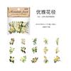 Pacote de Adesivos Série Trilha da Montanha Yanji Material Decorativo Manual de Plantas Adesivo 45 em 8 Seleções