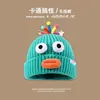 Nuevo Estilo Coreano Divertido Ojos Grandes Sombrero de Lana para Padres e Hijos Cálido Suave Pegajoso Versátil Otoño Invierno Accesorio para Fotografía Sombrero de Punto
