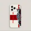 Patrón de rayas verticales de carreras de superdeportivos, funda suave de TPU minimalista y elegante para iPhone 18 Pro Max, funda de teléfono a prueba de caídas, venta al por mayor