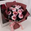 Buquê de Rosas Transfronteiriço 520 Dia das Mães Natal Dia dos Namorados Presente de Aniversário de Alto Padrão Flor de Sabão Atacado