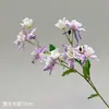 Flor de garra de gato artificial con tallos largos, diseño de flor colgante, dinámica y única, adecuada para fotografía de bodas, flores artificiales al por mayor