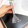 Cortador de cebola em aço inoxidável, faca multifuncional para cortar cebola, ralador e raspador, utensílio de cozinha para cortar legumes.