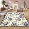 Alfombra de sala de estar de imitación cachemir simple transfronteriza, manta para sofá y mesa de café, absorbente, antideslizante, lavable, alfombra completa de área grande