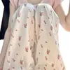Pijama Floral de Verão Feminino 2026 Desenho Animado Novo Estilo Pode Ser Usado Fora Ins Estudante Roupa de Casa Conjunto