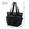 Cesta de Banho Sacola de Rede para Banho Bolsa de Banho Grande Capacidade Armazenamento Classificado Cesta de Drenagem Doméstica Dormitório Fitness Bolsa de Armazenamento para Lavar