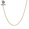 Collar de Cadena Caja Cadena Plana Europea y Americana Transfronterizo para Mujer, Diseño de Nicho de Lujo Ligero, Temperamento de Moda de Gama Alta, Cadena Versátil para Clavícula