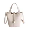 Bolso Cubo de Moda Transfronterizo 2026 para Mujer, Bolso de Hombro Cruzado Individual Estilo Coreano, Bolso Sencillo Casual para el Trabajo