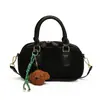 Bolsa Quadrada Pequena Retrô Casual de Mão para Mulheres Nova Moda 2024 Versátil Bolsa de Ombro Textura Fosca Simples Bolsa Transversal