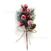 Decoração de Natal DIY Guirlanda Material Árvore de Natal Janela Móveis Domésticos Acessórios Corda de Cânhamo de Cedro Buquê de Frutas Vermelhas