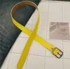 Cinturón Amarillo Dopamine Niche Estilo Y2K Americano para Mujer Alta Gama Estilo Milenial con Faldas Jeans Accesorios de Cinturón