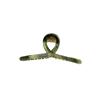 Pinza grande de agarre con ácido acético de alto grado, estilo coreano, con costuras metálicas y pinza de tiburón para el cabello en la parte posterior, accesorio para la cabeza de celebridades de Internet para mujeres.