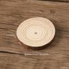 Viruta de Madera de Pino Natural Accesorios Decorativos Adornos Anillos Anuales Artesanías de Viruta de Madera Original Pintura de Madera de Pino Pizarra para Grafiti Posavasos DIY