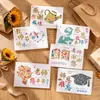 Tarjeta de felicitación para el Día del Maestro, tarjeta de bendición de gratitud, juego de sobres, regalo creativo para maestros y maestras, tarjeta de mensaje, tarjeta de agradecimiento