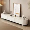 Mesa de centro minimalista de lujo ligero estilo italiano para el hogar, diseño de pata de gato, arte minimalista, sala de estar moderna, apartamento pequeño, de moda, forma redonda