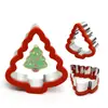 Herramientas de Cocina Protector de Mano Cortador de Sándwiches Herramienta para Hornear Fondant Acero Inoxidable Molde para Pastel Árbol de Navidad Molde para Pastel Hombre de Jengibre