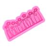 Flor Flor Silicone Flip Açúcar Molde Bolo Chocolate Seco Ritmo Molde Decorativo DIY Ferramentas de Panificação