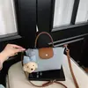 Bolsa Tote al por mayor Modelo Nuevo 2026 para Mujer, Bolso Cruzado Mini de Hombro de Bloqueo de Color de Moda Lujo Ligero