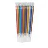 Recambios de Bolígrafos de Gel con Purpurina de 60 Colores, Bolígrafos Perlados de Arena Líquida Brillante con Purpurina, Recambios de Bolígrafos Resaltadores Coloridos para Diarios de Estudiantes al por Mayor