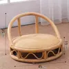 Mesa de Café Pequeña de Ventana Abuhardillada Estilo Japonés, Mesa Tatami, Mesa Baja Simple Inspirada en Zen, Mesa Pequeña de Uso Doméstico para Balcón, Juego de Mesa y Sillas para Casa de Huéspedes