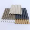 Panel Decorativo de Pared de Fondo para TV Madera Maciza Siete Rejillas Tablero de Rejilla Fina Fibra de Madera de Bambú Chapa de Madera Panel de Pared Fabricante Personalizado