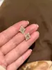 Pendientes Geométricos de Rombo Cristal de Hielo Minimalistas Vintage, Pendientes Vintage de Rombo Bling Bling de Nicho de Lujo Ligero