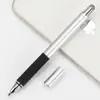 Ventosa de cabeza de tela conductora bolígrafo táctil transfronterizo pintado a mano lector de puntos de juego lápiz óptico transparente metal doble propósito bolígrafo capacitivo