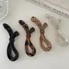 Presilha Banana Vertical para Rabo de Cavalo Alto, Presilha de Cabelo Antiderrapante de Tamanho Médio para Mulheres, Estilo Coreano, Acessório de Cabelo Moderno