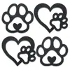 Colgante de Huella de Pata de Perro Transfronterizo Decoración de Pared de Huella de Pata de Mascota de Madera Placa Decorativa de Madera Creativa con Huella de Pata de Gato y Perro