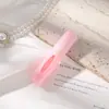 En stock atomizador de perfume de 5 ml fondo de plástico llenado directo botella con auto-bomba color caramelo botella de perfume tipo prensa