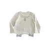 Blusa Camiseta Manga Longa Cartoon para Meninas 2026 Outono Nova Fofa Fashionável Solta Camisa Básica para Bebês Meninas