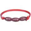 ¡Wow Amazon más vendido pulsera de baloncesto béisbol cordón encerado tejido softbol tenis fútbol Copa del Mundo accesorios de pulsera