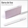 Lixa de Unha Cinza com Grão Fino, Lixa de Manicure, Tira Polidora de Unha, Tira Polidora Dupla Face, Ferramenta de Modelagem, Lixa de Unha