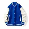 Chaqueta Retro para Hombre de Marca de Moda Blanco y Negro Estilo Americano, Chaqueta de Béisbol Delgada con Bloques de Color para Primavera y Verano Moda de Calle