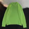Suéter de Punto de Color Sólido de 14 Colores, Unisex, Capa Base, Tejido Grueso, Corte Holgado, Venta al por Mayor para Exportación