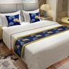 Venta caliente transfronteriza de Amazon Nueva decoración de cama de tono claro nórdico toalla de cama hogar creativo