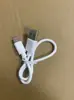Cabo de Dados Typec Curto 0,96m W Carregamento Rápido Cabo de Carregamento Portátil para Power Bank Adequado para Black Shark Pro Huawei Preto e Branco