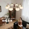Uau, Luminária Persimmon Feita Sob Medida em Estilo Vintage, Luminária Bauhaus para Proteção dos Olhos, Lustre para Sala de Estar, Lustre Retro Francês para Hall