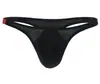 Tanga de seda fina convexa en forma de U para hombre, ropa interior sexy de cintura baja, de comercio exterior, E044