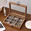 Caja de Almacenamiento de Joyería de Palo de Rosa Pequeña Portátil Almacenamiento de Joyería Anillo Collar Pendientes A Prueba de Polvo y Humedad Madera Maciza