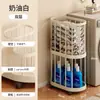 Cesta de Armazenamento Móvel Personalizável para Porta de Entrada de Casa Porta-guarda-chuvas Multiuso Transfronteiriço para Banheiro com Rodas Cesta de Roupa Suja
