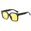 Gafas de Sol Oleo Cuadradas Montura Grande 2025 Nuevas Vintage Modernas Tendencia de Internet Gafas para Pareja Hombres y Mujeres Gafas para Cara Grande
