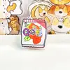 Ins caricatura acrílico pp clip clip sellador de snacks clip para notas recompensa estudiante lindo 2 yuanes artículo pequeño al por mayor