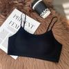 Ropa interior de verano fina con copa fija tridimensional para mujer, tirantes finos, espalda bonita, para pecho pequeño, push-up, soporte suave, sujetador, transfronterizo