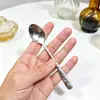 Cuchara de Titanio Puro para Uso Personal, Cuchara de Mesa, Vajilla Portátil para Acampar al Aire Libre, Picnic, Cuchara para el Hogar, Cuchara de Titanio