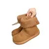 Estufa Pequeña Cálida de Invierno 2026 Nueva Cabeza de Mango Estilo Coreano Botas de Algodón de Caña Alta con Borrego Uso Bidireccional Botas de Nieve Zapatos Clásicos Birkenstock