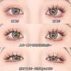 Pestañas postizas Menglu W-12 transparentes con tallo completo, con cola de ojo y tirador largo, de dibujos animados, versión natural transparente para mujeres