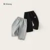 Ropa infantil marca G, pantalones para niñas, pantalones rectos infantiles de otoño con dibujos animados, pantalones de chándal para niños pequeños, pantalones largos deportivos versátiles para niños