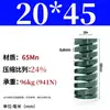 Módulo de Mola de Compressão Mola de Compressão Módulo Doméstico 65Mn Mola Tf Fio Plano de Alta Resistência Compressão Padrão Japonês Mola Retangular